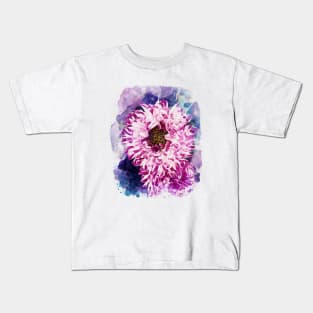 Purple chrysanthemum Kids T-Shirt